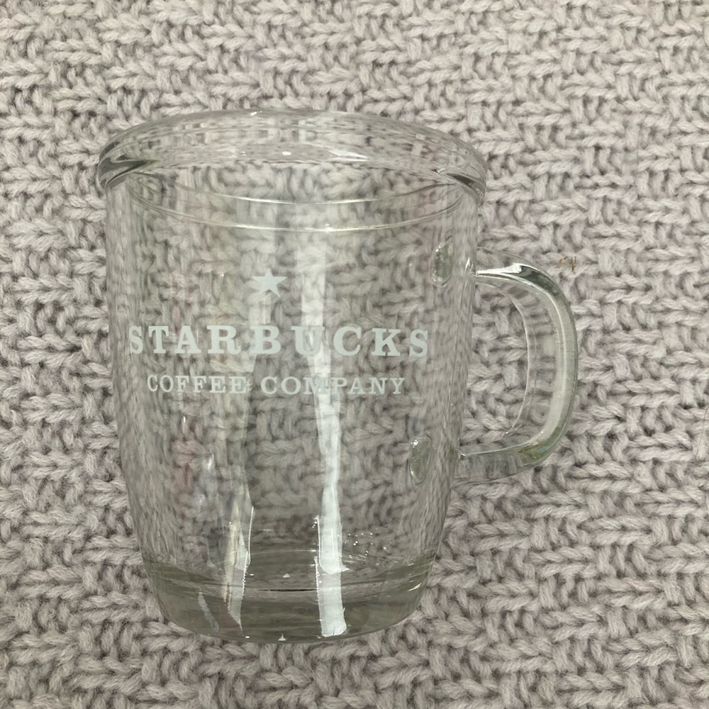 STARBUCKS Clear Glass with Star